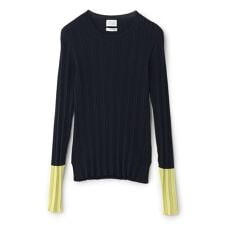 カラーブロックニット