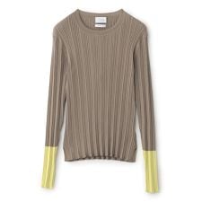 カラーブロックニット