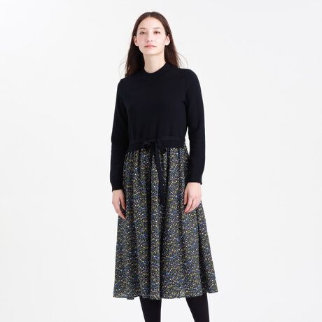 ｓｎｏｗｂｌｕｅ ｇａｒｄｅｎニットコンビワンピース マッキントッシュ フィロソフィー Mackintosh Philosophy ファッション通販 マルイウェブチャネル Ca000 317 58 01
