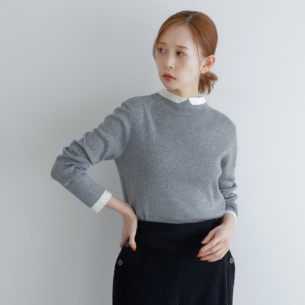 Cleric Collar Knit グリッターロングスリーブ | マッキントッシュ