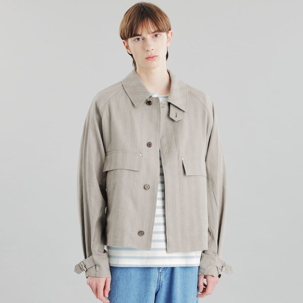 をのMackintosh Philosophy RUSPER（ラスパー） GREY LABEL 【RUSPER(ラスパー)】ポリエステルサージ(ブルゾン