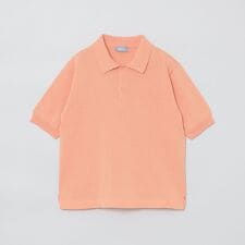 GREY LABEL リネンミックスニットポロ