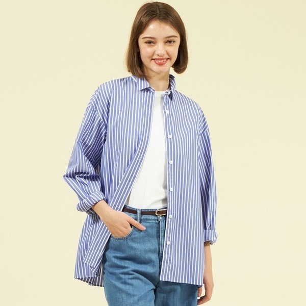 ブラウス シャツ 「セットアップ対応」ウォッシャブルシルキーキュプラドレープシャツ レディース NOLLEY'S ブラウス シャツ 「セットアップ対応」ウォッシャブル