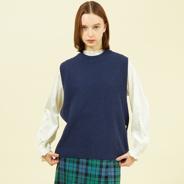 サイドボタンニットベスト | マッキントッシュ フィロソフィー