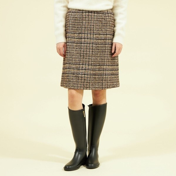 ♦︎美品マッキントッシュフィロソフィー　ニット　プリーツ　ロングスカート　ブラウン プリーツニットスカート(スカート)｜MACKINTOSH PHILOSOPHY