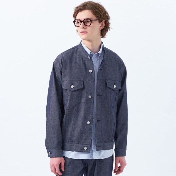 MACKINTOSH PHILOSOPHY テーラードジャケット38デニムライク ナイロン