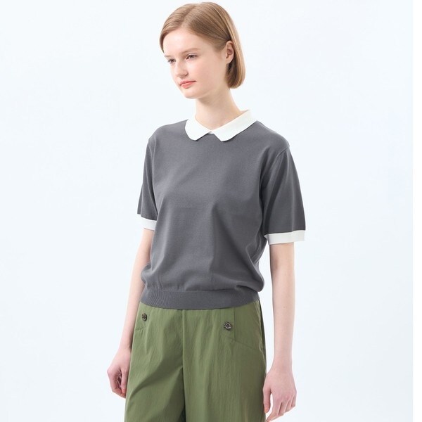 WEB&一部店舗限定】バイカラーポロニット | マッキントッシュ
