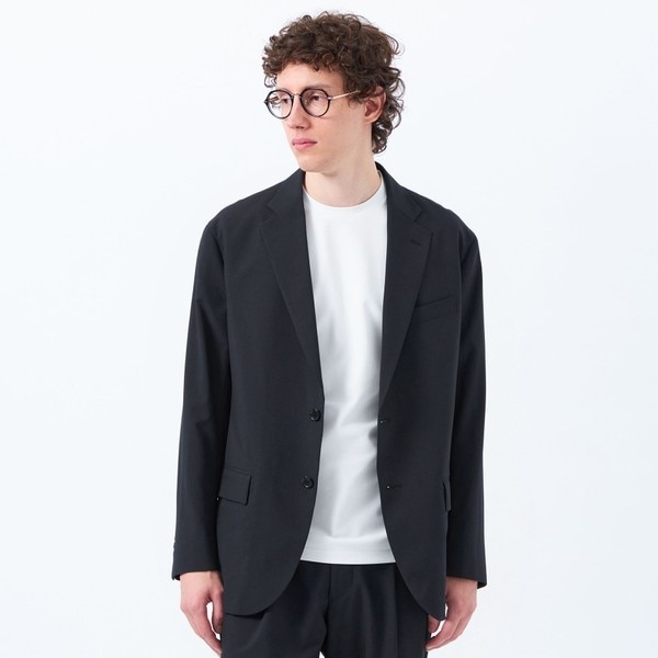 【最終価格】美品 マッキントッシュ【40R】シアサッカー　淡色ブルー系 セール】 MACKINTOSH PHILOSOPHY / マッキントッシュ