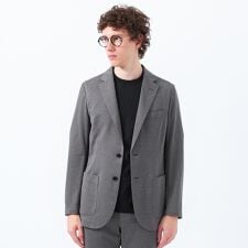 テーラードジャージー ジャケット メッシュジャージー