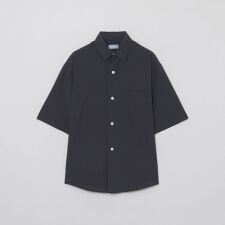 GREY LABEL コットンボイル 半袖カラーシャツ
