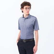 マッキントッシュ フィロソフィー(MACKINTOSH PHILOSOPHY)のトロッター メランジ鹿の子 カッタウェイポロ