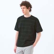 マッキントッシュ フィロソフィー(MACKINTOSH PHILOSOPHY)のポップコーンシャドーボーダー クルーネックTシャツ