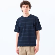 マッキントッシュ フィロソフィー(MACKINTOSH PHILOSOPHY)のポップコーンシャドーボーダー クルーネックTシャツ