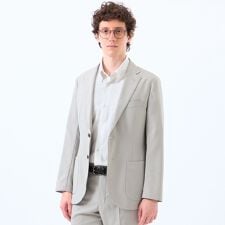 マッキントッシュ フィロソフィー(MACKINTOSH PHILOSOPHY)のトロッター ウルトラライト ジャケット ナローサッカーストライプ