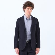 マッキントッシュ フィロソフィー(MACKINTOSH PHILOSOPHY)のトロッター ウルトラライト ジャケット ナローサッカーストライプ