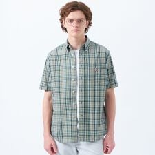 バッキンガムベア 半袖ボタンダウンシャツ 柄バリエーション