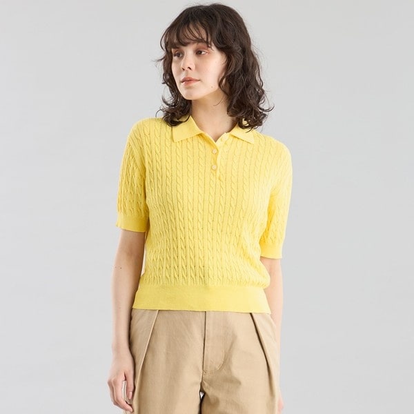 美品 マッキントッシュフィロソフィー バイカラークルーネックニット ベージュ38 バッキンガムベア クルーネックニット(トップス)｜MACKINTOSH