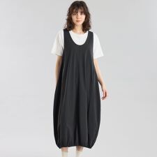 GREY LABEL テックジャージーコクーンワンピース