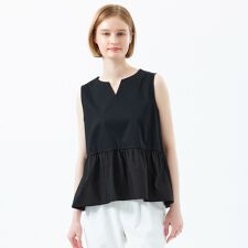 マッキントッシュ フィロソフィー(MACKINTOSH PHILOSOPHY)のノースリーブペプラムブラウス