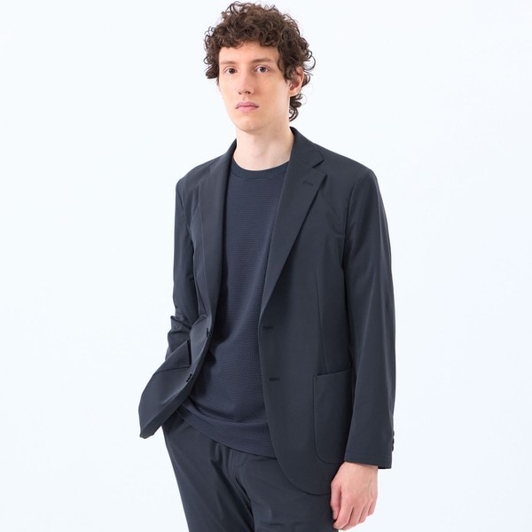 ドライフラットストレッチ 2PATCH JACKET ハイテンショントリコット ドライフラットストレッチ 2PATCH JACKET ハイテンション