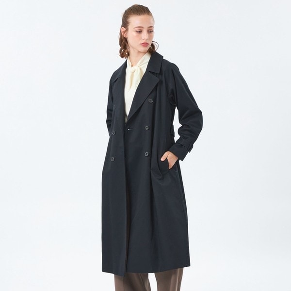 新品⭐︎マッキントッシュフィロソフィー ショートトレンチコート ネイビー MACKINTOSH PHILOSOPHY - マッキントッシュフィロソフィー