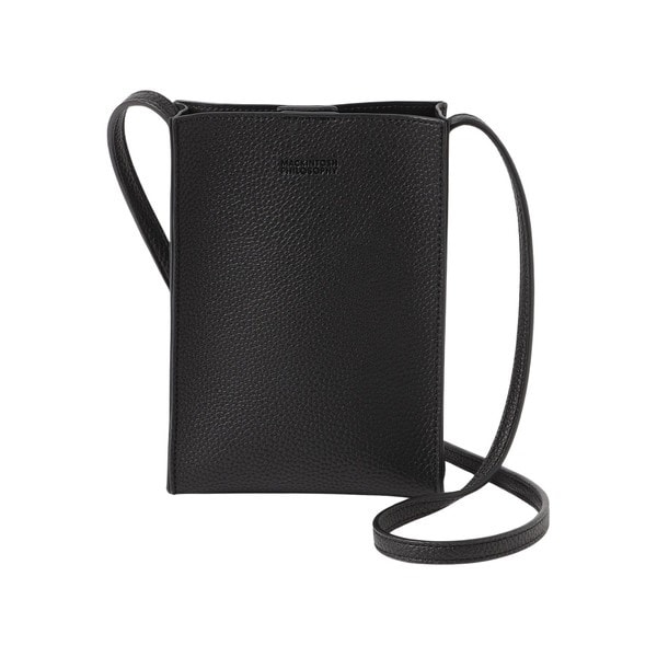 ✨良品✨ マッキントッシュフィロソフィー ショルダーバッグ レザー ブラック マッキントッシュ(Mackintosh) ショルダーバッグ | 通販・人気