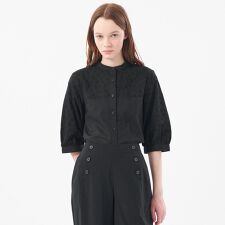 フラワーレースブラウス