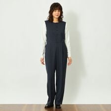 GREY LABEL ノーカラージャンプスーツ