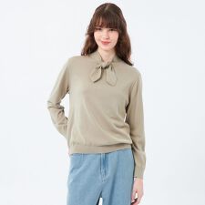 リボンタイロングスリーブニット | マッキントッシュ フィロソフィー 