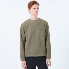 ブリテック クルーネックロンT テクノワッフル