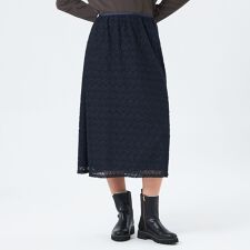 マッキントッシュ フィロソフィー(MACKINTOSH PHILOSOPHY)のフラワーレースフレアスカート