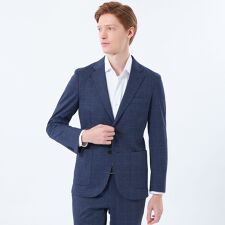 マッキントッシュ フィロソフィー(MACKINTOSH PHILOSOPHY)のテーラードジャージー ジャケット ウインドペンプリント