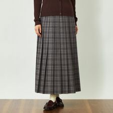 GREY LABEL チェックプリーツスカート