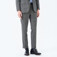 トロッター トラウザーズ#108 ウール混グレンチェック