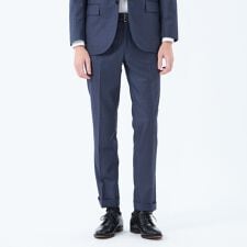 トロッター トラウザーズ#108 ウール混グレンチェック