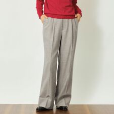 GREY LABEL タックプリーツワイドパンツ