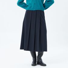 ウールトロタックプリーツスカート