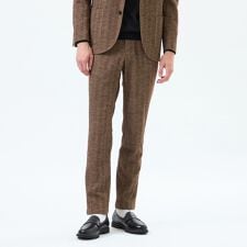 マッキントッシュ フィロソフィー(MACKINTOSH PHILOSOPHY)のテーラードジャージー パンツ EMMETEXヘリンボン