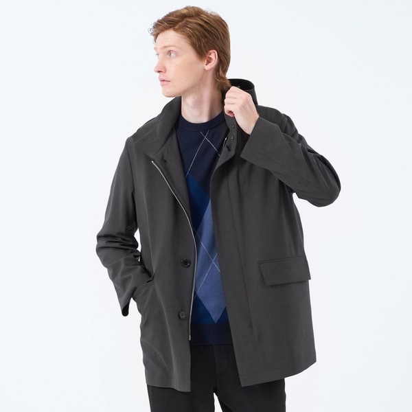 WEB・一部店舗限定】【BERWICK】3レイヤーポリエステルフーデット