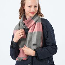 マッキントッシュ フィロソフィー(MACKINTOSH PHILOSOPHY)のウォッシャブルカシミヤチェックストール