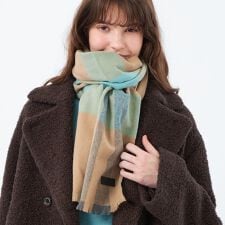 マッキントッシュ フィロソフィー(MACKINTOSH PHILOSOPHY)のウォッシャブルカシミヤチェックストール