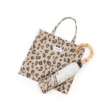 【晴雨兼用】レオパード柄ミニ傘