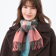 マッキントッシュ フィロソフィー(MACKINTOSH PHILOSOPHY)のウォッシャブルカシミヤチェックマフラー