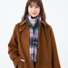 マッキントッシュ フィロソフィー(MACKINTOSH PHILOSOPHY)のウォッシャブルカシミヤハウスチェックマフラー