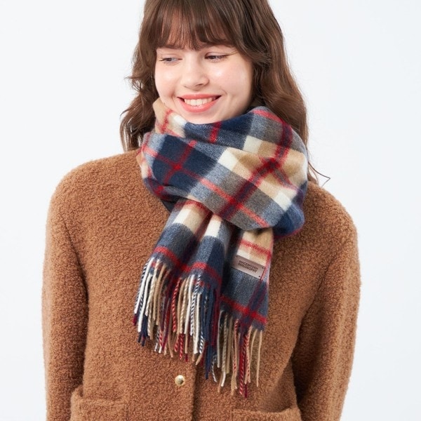 ウォッシャブルカシミヤチェックマフラー ウォッシャブルカシミヤハウスチェックマフラー | マッキントッシュ