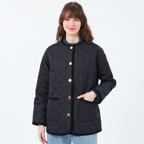 FUMIE TANAKA(フミエタナカ)】mix quilt rever co：コート