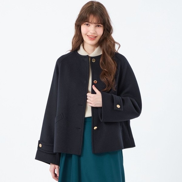 CINZIA ROCCA】バイカラリバーシブルーコート | レリアン