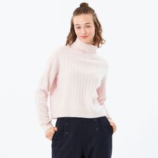 ウールカシミヤハイネックニット