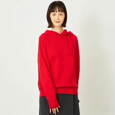 GREY LABEL ウールカシミヤニットパーカー
