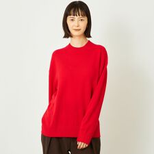 GREY LABEL ウールカシミヤクルーネックニット
